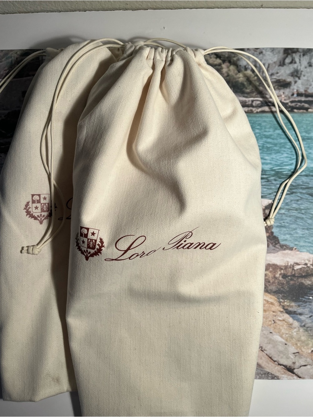 LORO PIANA set of 2 Dust Bags 💋💋